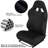 Anman Racing Bucket Seat With Double Locking Slides Adjustable Angle fit Racing Wheel Stand, No Stand
