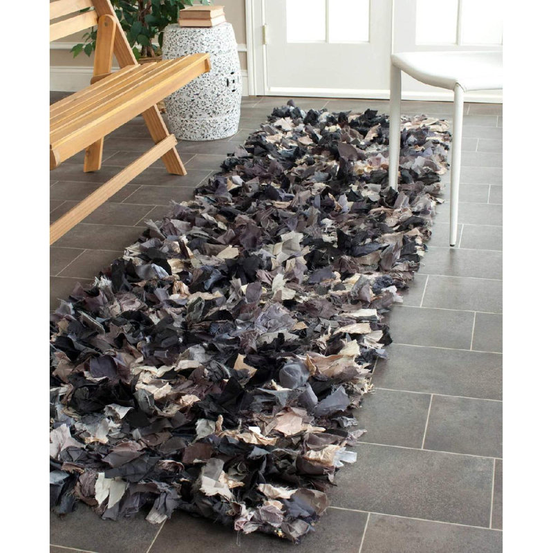 Godsey Shag Hand Woven Performance Rug, Runner 2'3" x 6'
