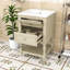 Meuble-lavabo compact avec lavabo en céramique, tablette inférieure, tiroirs basculants et en forme de U-1887452339