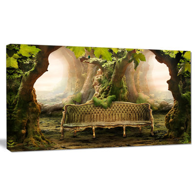 " Romantic Seat In Deep Forest "