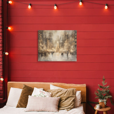 Christmas In New York Canvas, design by Arlington Prints