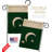 Double Sided 18.5'' H x 13'' W Burlap Flag Set