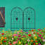 Treillis de jardin pour plantes grimpantes support de fleurs extérieur noir-1148014664-1148014665