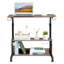 Bureau d'ordinateur à hauteur ajustable avec 3 prises USB et 2 prises de courant alternatif, bureau ergonomique à revêtement en mélamine pour bureau à domicile-725350293