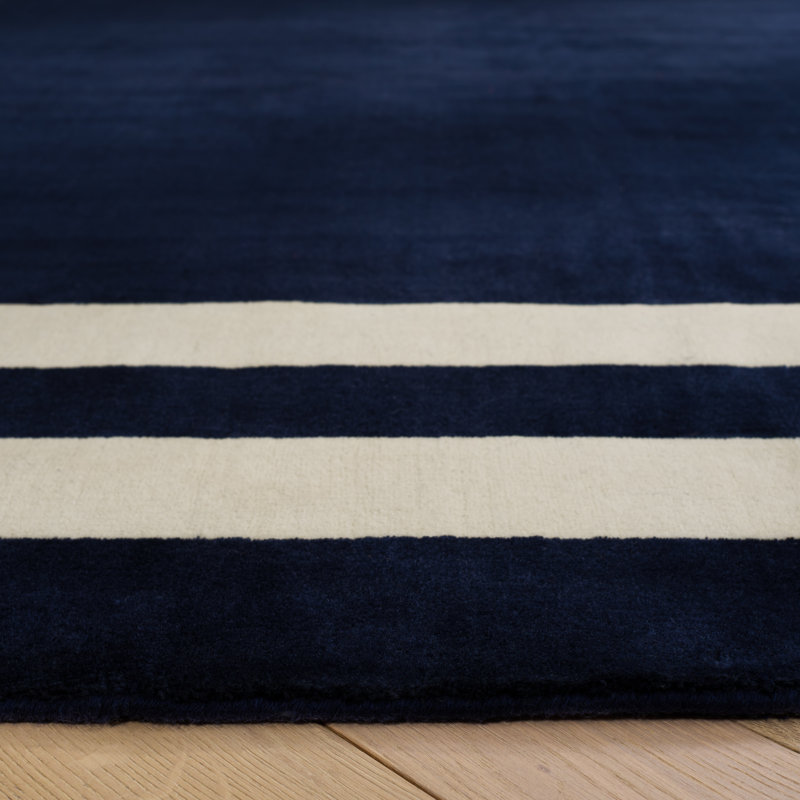 Ralph Lauren Fitzgerald Border Wool Geometric Rug, Rectangle 2' x 3'