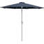Parasol de patio en tissu / aluminium avec base Chavelle