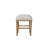 Frosted Glass Console Table With 3 Stools