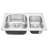 33'' L Double Bowl Stainless Steel Kitchen Sink-34022726