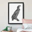 Spotted Eagle Illustration - Framed Print-55729840-55729842