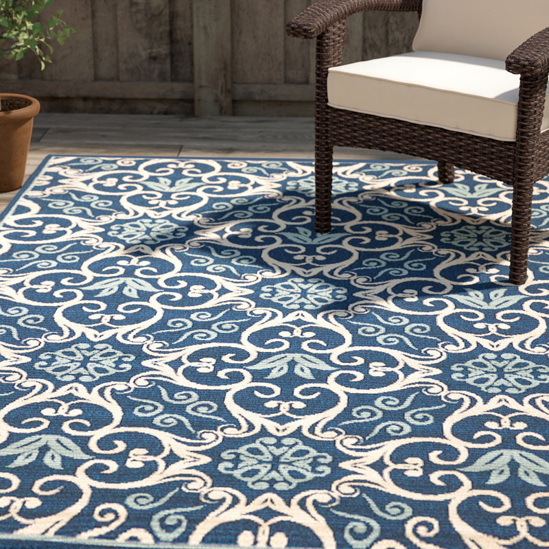 Penwortham Floral Indoor / Outdoor Area Rug, Rectangle 239 x 320cm