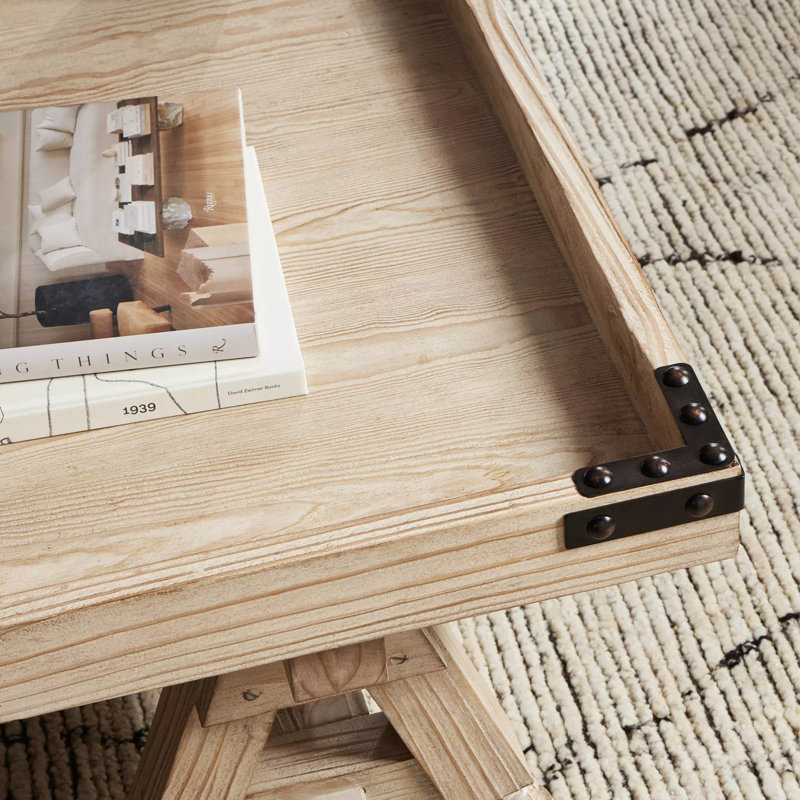 Aonan Coffee Table, Natural Pine