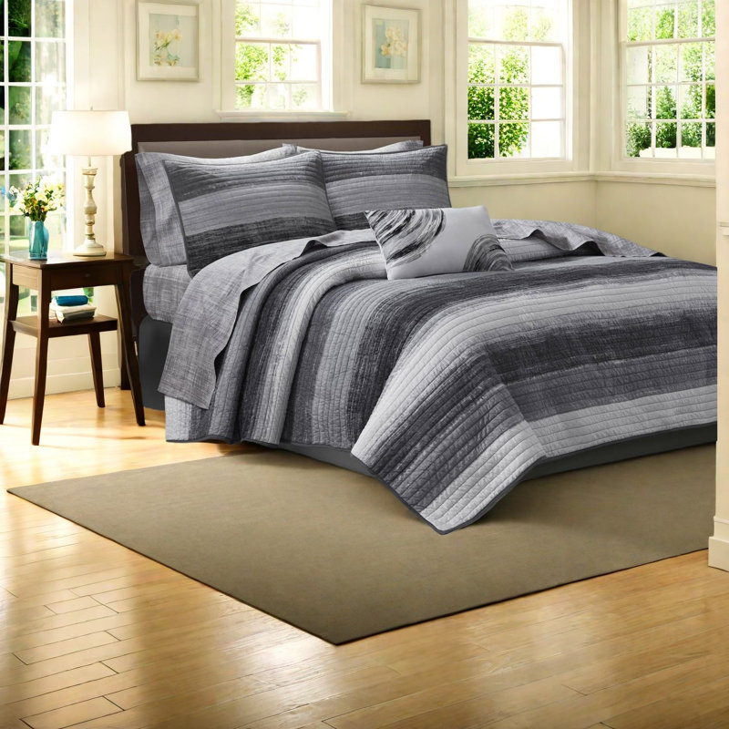 de literie une pièce, microfibre ultra-douce avec draps en coton, motif aquarelle moderne pour le confort de la maison