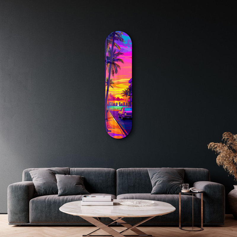 Peinture décorative en verre trempé
