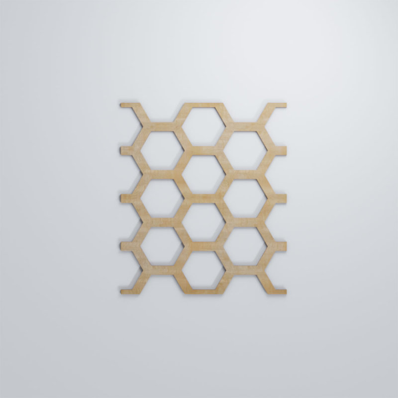 Panneaux muraux Westmore, Bouleau, H 11 3/8 po x l 7 1/2 po x P 3/8 po