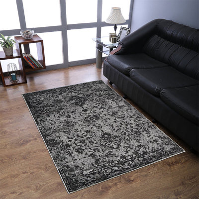 Bicknell Washable Striped Indoor Rug