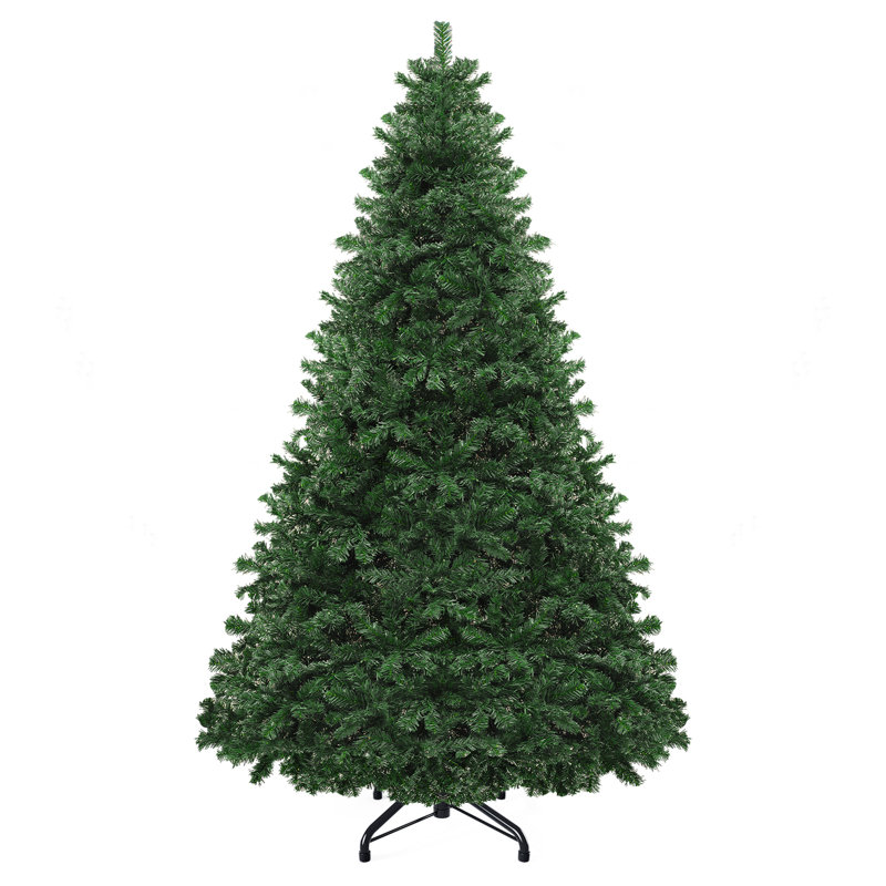 Green Artificial Pine Christmas Tree with Stand, 9 ft