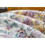 Ensemble de courtepointe en coton bourgogne luxueux à motif patchwork de style bohème-1523530250