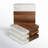 Marble & Acacia Coaster Set
