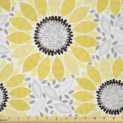 Davena Sunflower Summer Nature Multi-Purpose Fabric