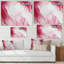Décoration murale en toile de luxe luxueuse blanc rouge marbré-2030727722-2030727724