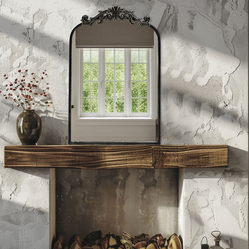 Miroir Kherington, H 31,1 po x l 18,89 po, Noir, Verticale