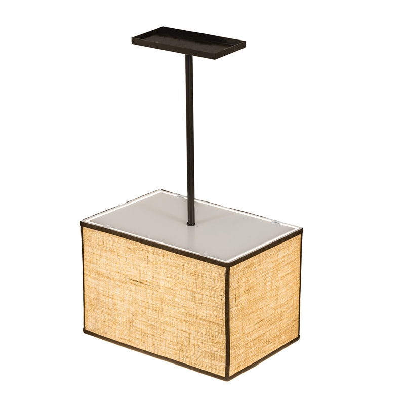 Luminaire suspendu allongé 18 po Quadrato