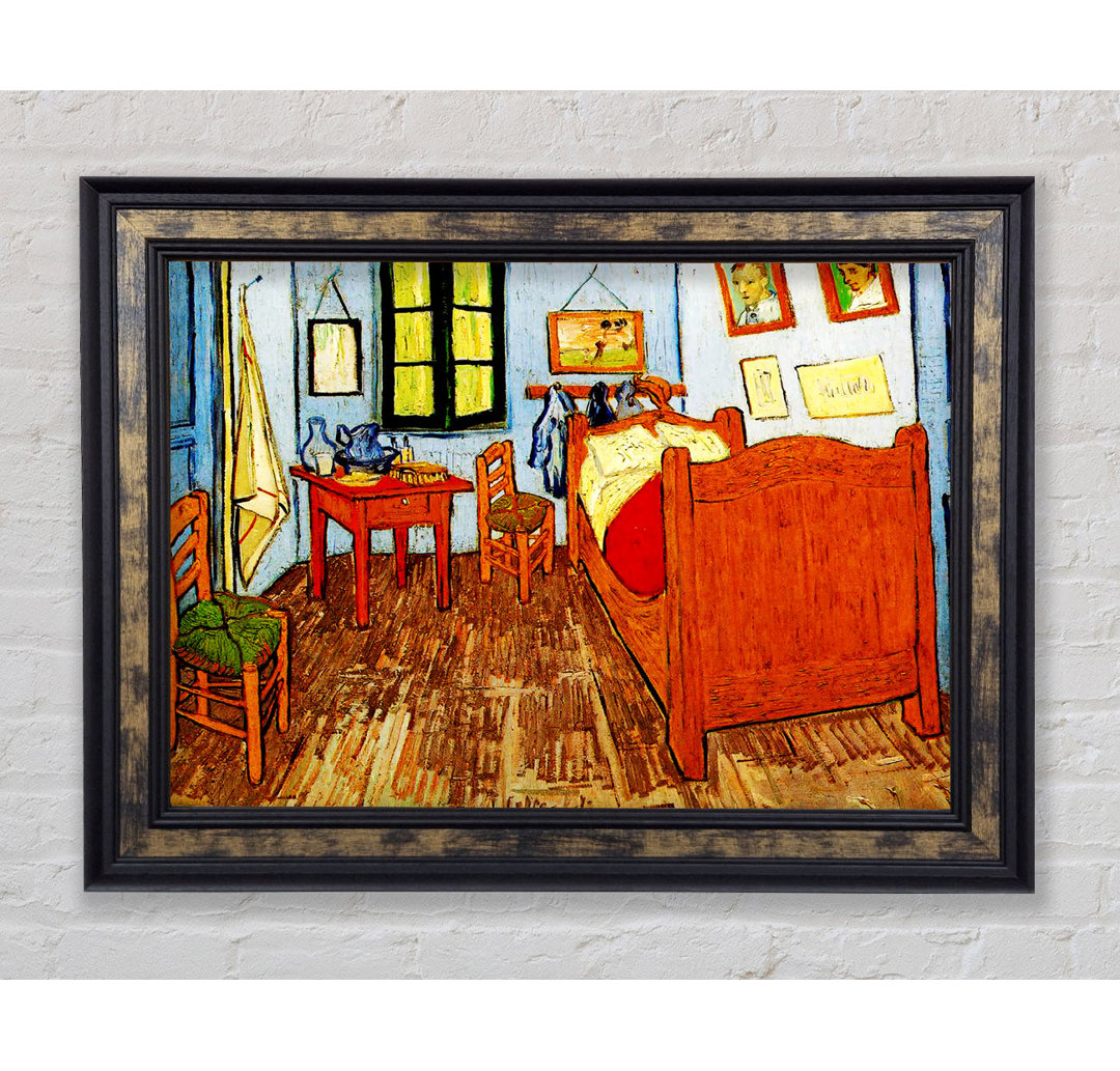 Vincent Van Gogh Sein Schlafzimmer 4 - Druck