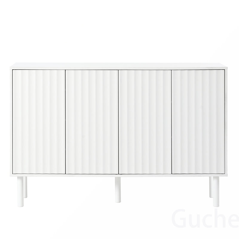 Versatile Storage Cabinet with Modern Design and Adjustable Shelves