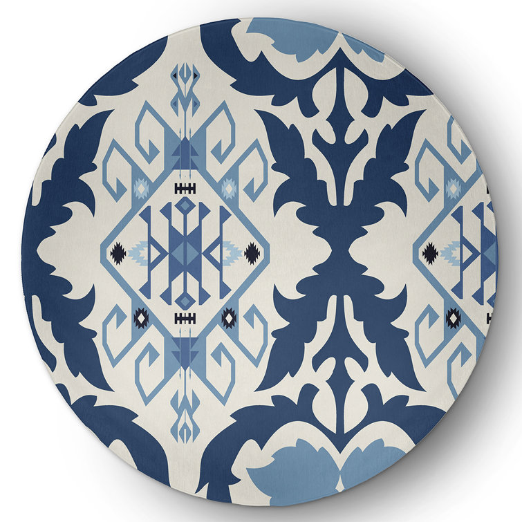 Chenille Ikat Indoor Rug