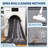 Modern Bordered Area Rug Washable Rug for Living Room, Neutral Minimalist Carpet, Soft Thin Low Pile Non Shedding Floor Covering, Indoor Foldable Non Slip Mat for Bedroom-558673583