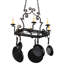 35" Long Elara 6 Light Pot Rack