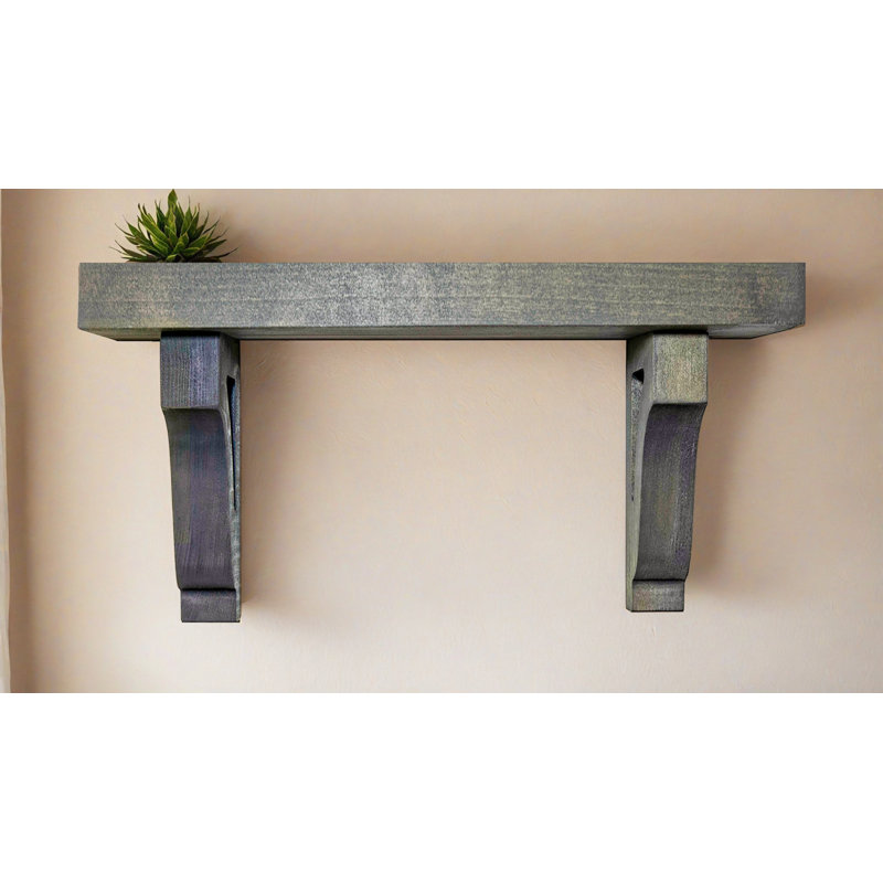 2" Shelves/W Corbels, 11" H x 39" W x 8" D