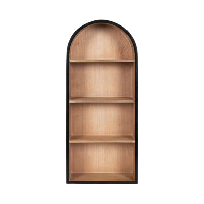 Arcott Wood Arched Wall Storage Shelf