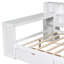 Lit plateforme avec tablettes de rangement, tiroirs, station de charge, DEL, bureau et tête de lit tapissier-1776509332-1776509335