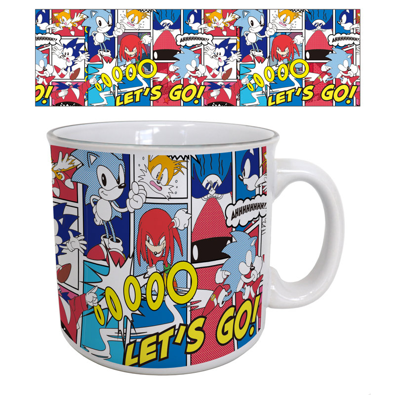 Sonic - Comic Panel 20oz. Camper Mug
