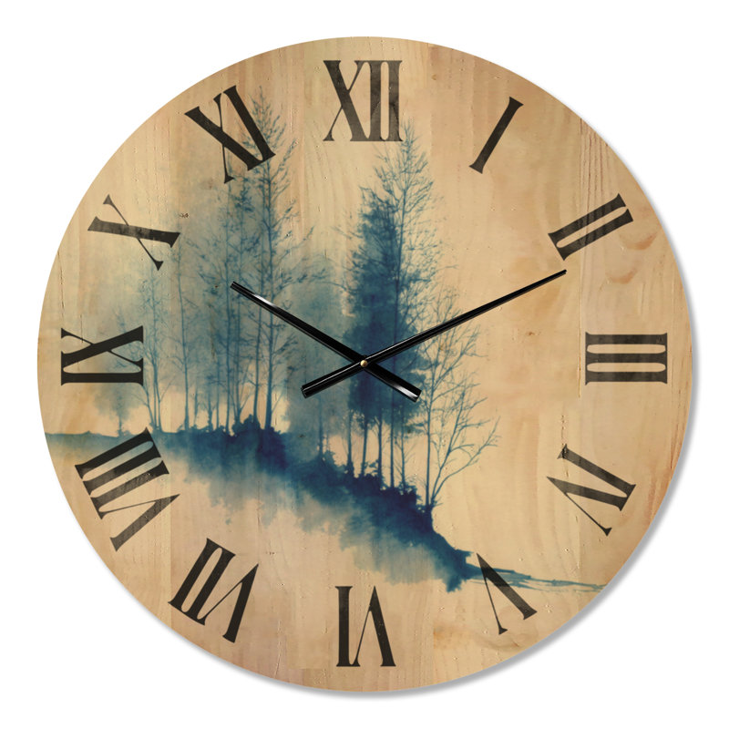 Grande horloge murale en bois Wilderness, Grand