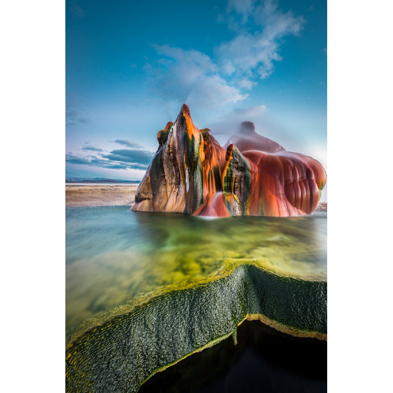 View Of Fly Geyser by Spencer Jones - Wrapped Canvas Print, 30cm H x 20cm W x 3.8cm D