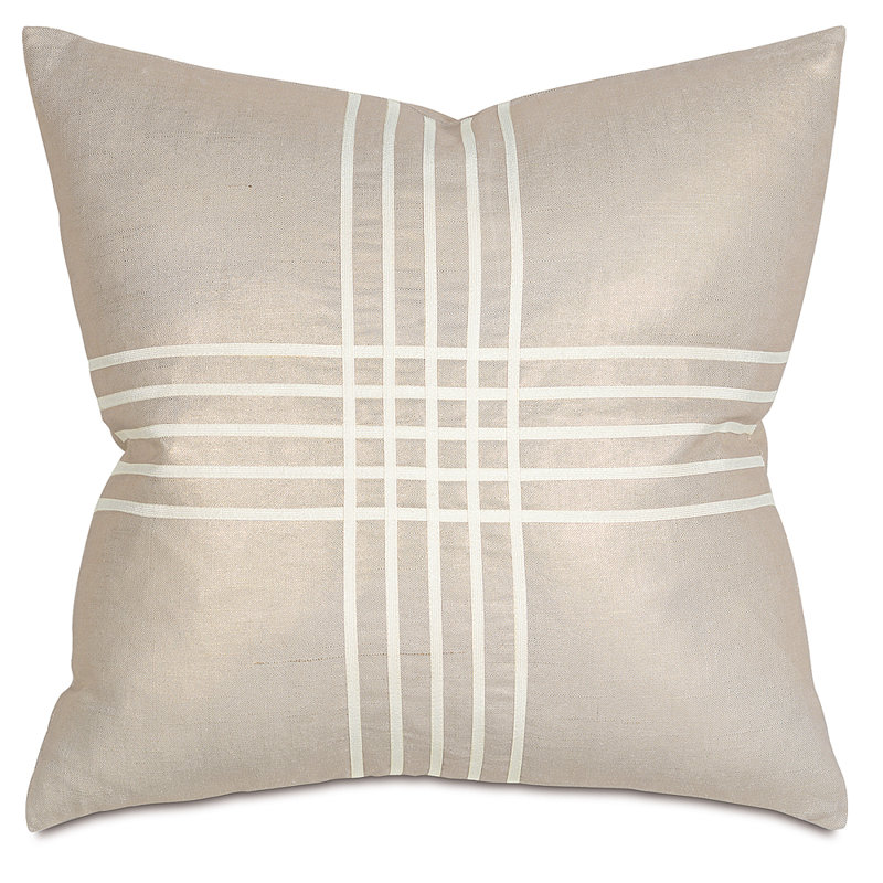 Square Pillow Cover & Insert, Reflection Gold
