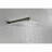 12 Inch Square Rain Shower Head With Handheld Showerhead (Without Control Valve)