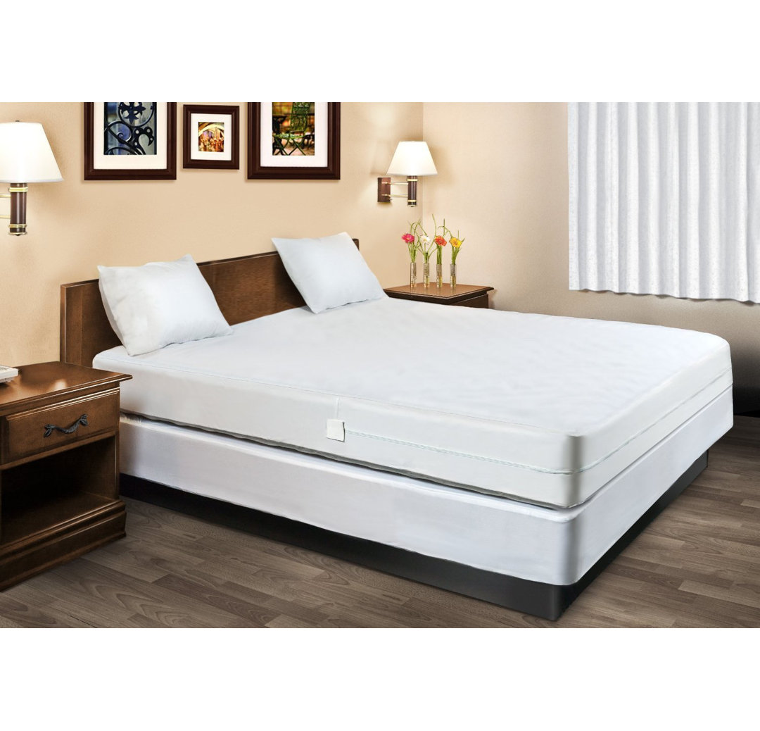 Canvey Waterproof Zipper Mattress Protector Mattress Protector Case Pack Alwyn Home 