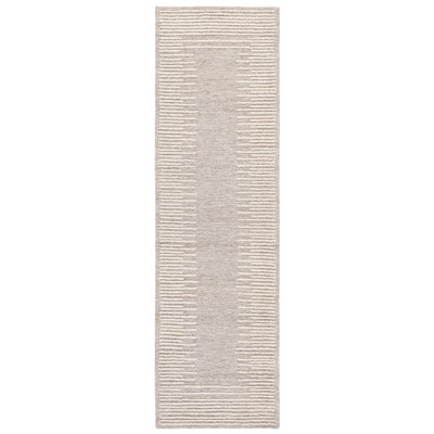 Abstract Hand Tufted Wool, Cotton Solid Color Indoor Rug