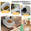 Contenant de rangement pliable pour chien 11-55lb, gris
