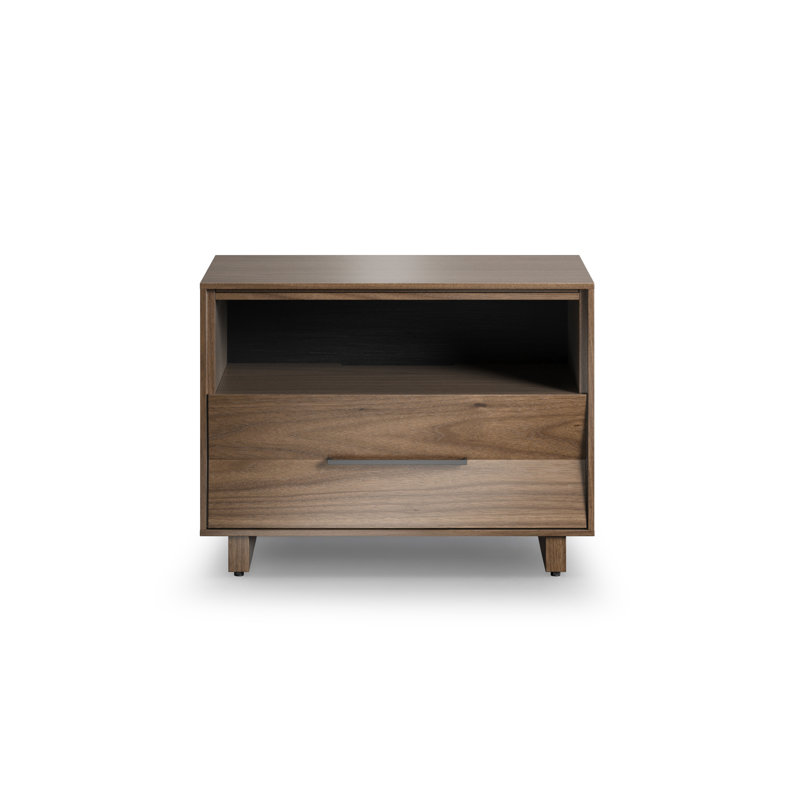 Kava - 28" Nightstand, Natural Walnut