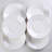 Round White Ceramic Dinner Plates Set