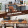 L Shaped Corner Desk with Storage Shelf Office Desk
