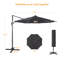 Rosell 132" Lighted Cantilever Umbrella-1874627533