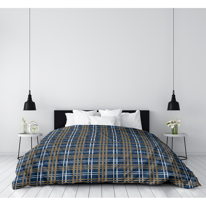 Housse de couette en microfibre Houston, Polyester brossé, Housse de couette pour grand lit