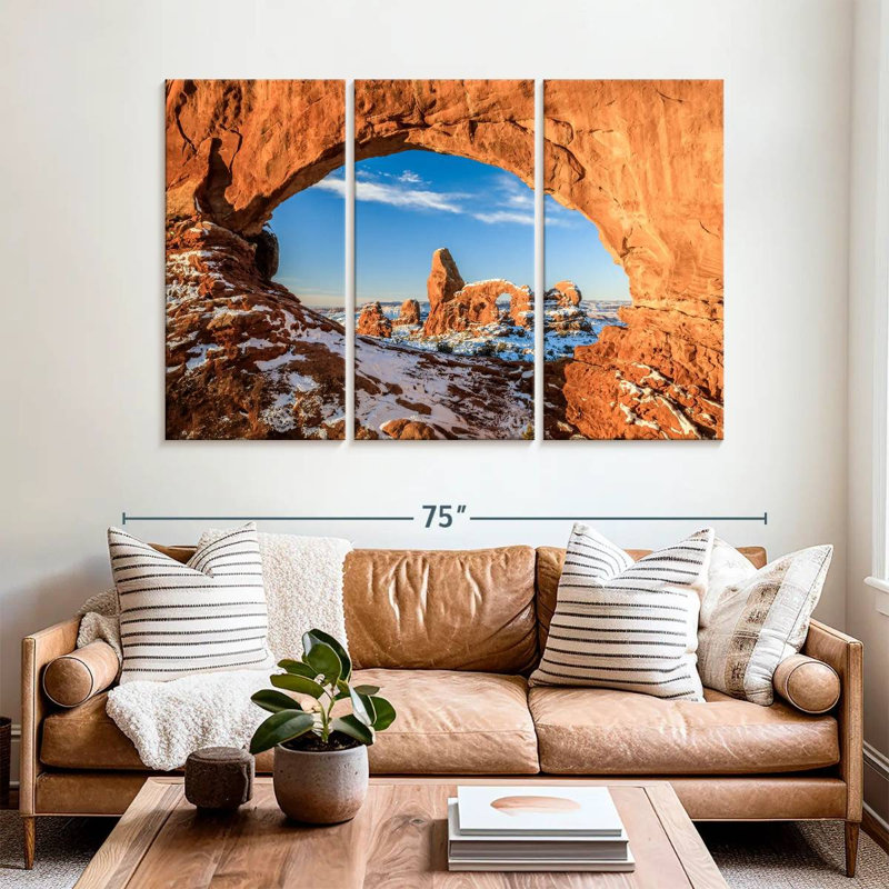 Nicci Arches Through An Arch, 42" H x 65" W