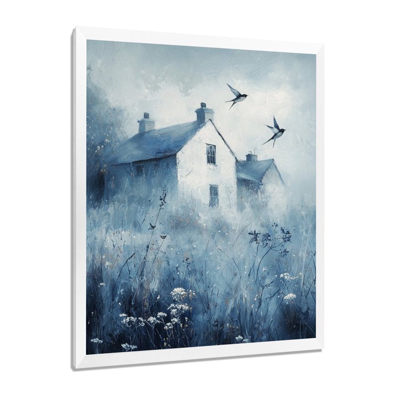 Eckenrode - Animals Wall Art Living Room, H 32 po x l 24 po, Reproduction encadrée d'une seule photo, Blanc