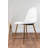 Eubanks High Gloss 6 Seat Rectangular Dining Table Set with Faux Leather Upholstered Dining Chairs-1458928224